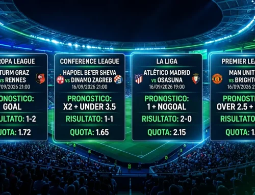 PROPOSTE DEL MERCOLEDI: Sturm Graz-Rennes, Dinamo Zagabria, Atlético e Man United-Brighton